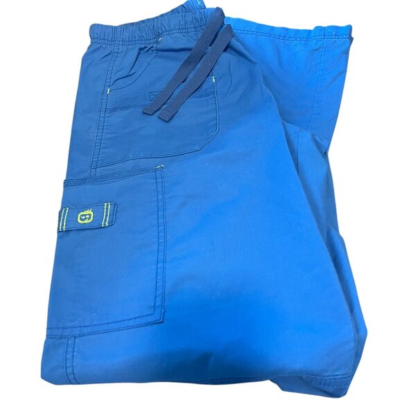 WonderWink Women’s Royal Blue Scrub Pants Size Small - Picture 1 of 5